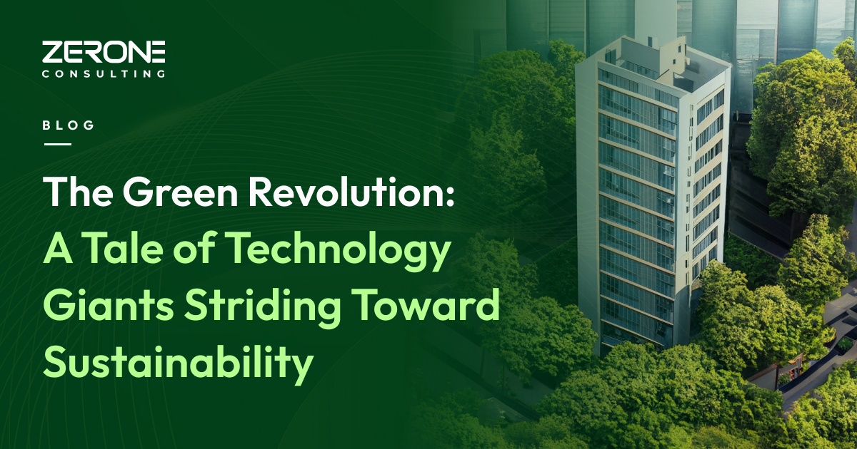 The Green Revolution: A Tale of Technology Giants Striding Toward Sustainability