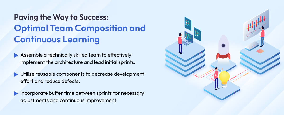 Paving the Way to Success: Optimal Team Composition and Continuous Learning